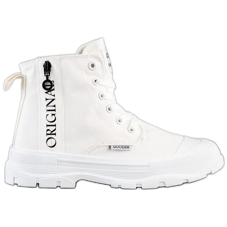 Goodin Originele hoge sneakers wit