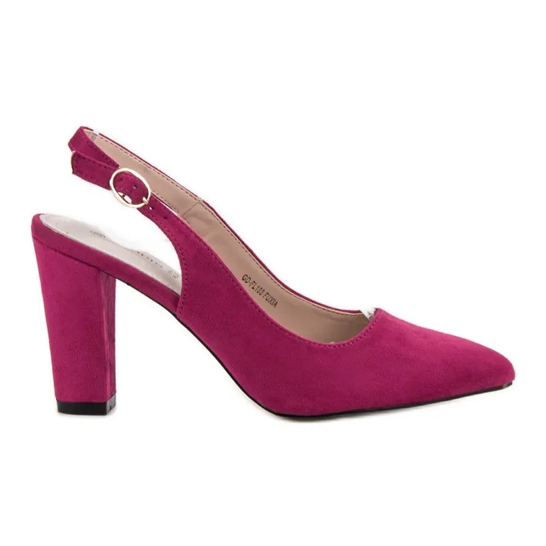 Goodin Pumps met open hak roze