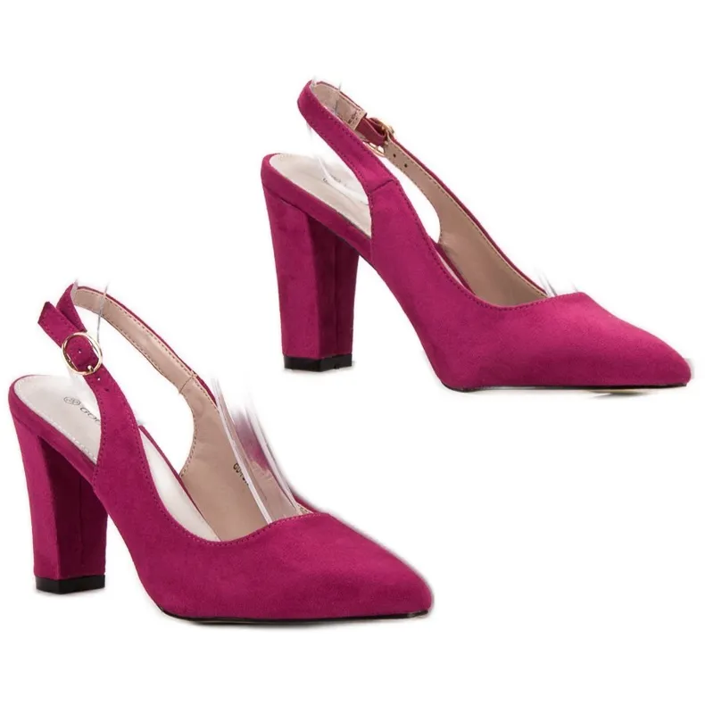 Goodin Pumps met open hak roze