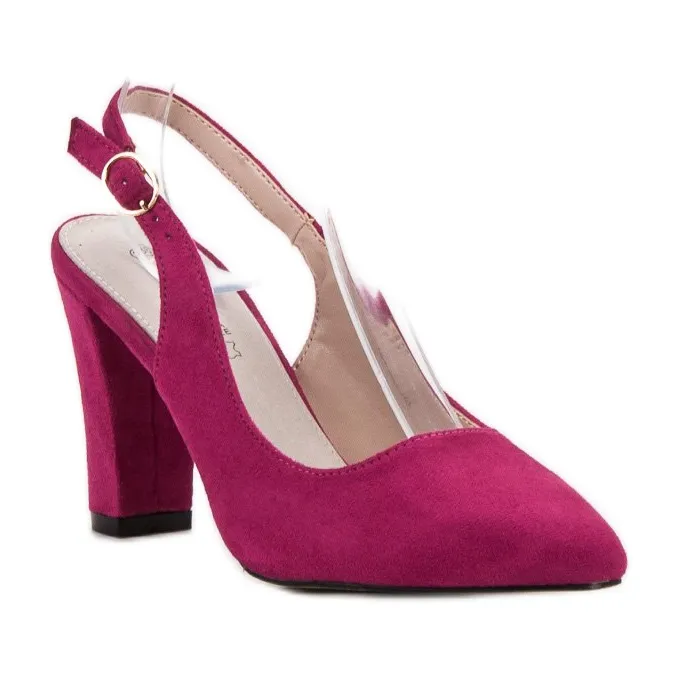 Goodin Pumps met open hak roze