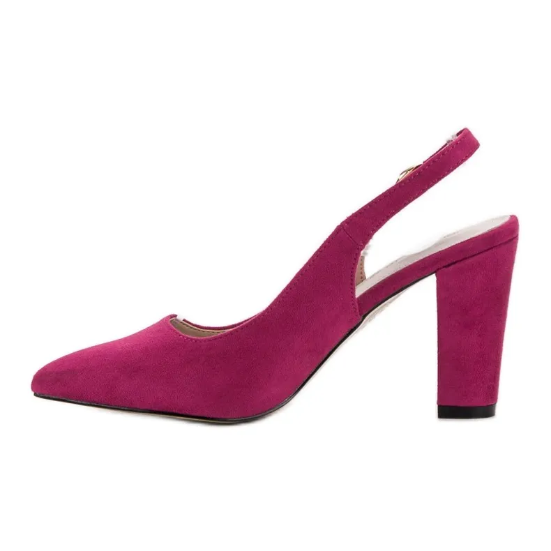 Goodin Pumps met open hak roze