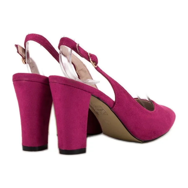 Goodin Pumps met open hak roze