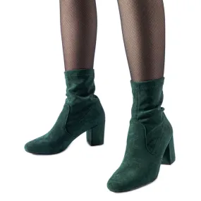 Groene Lexington slip-on enkellaarzen groente