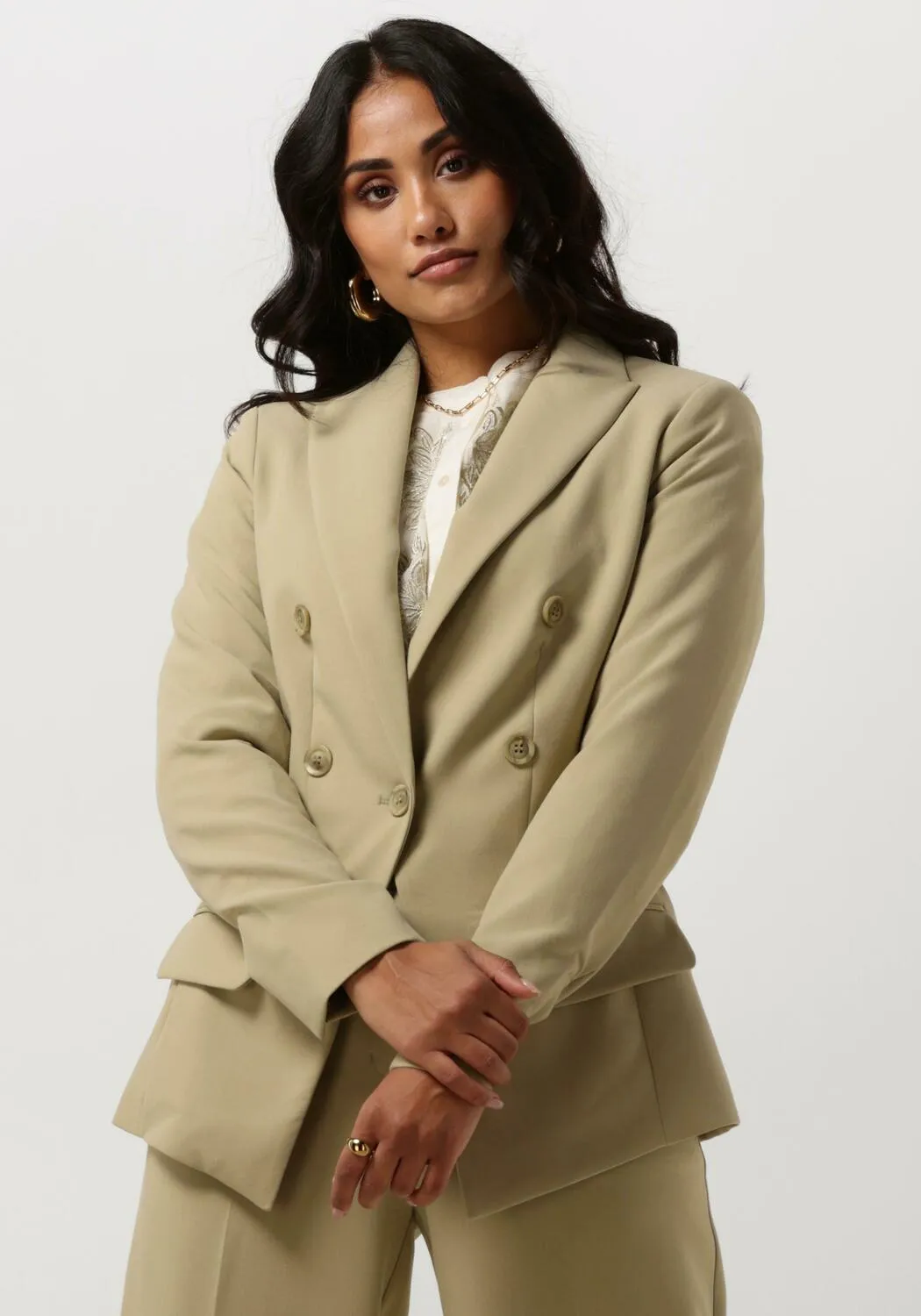 groene summum blazer blazer fitted soft foam