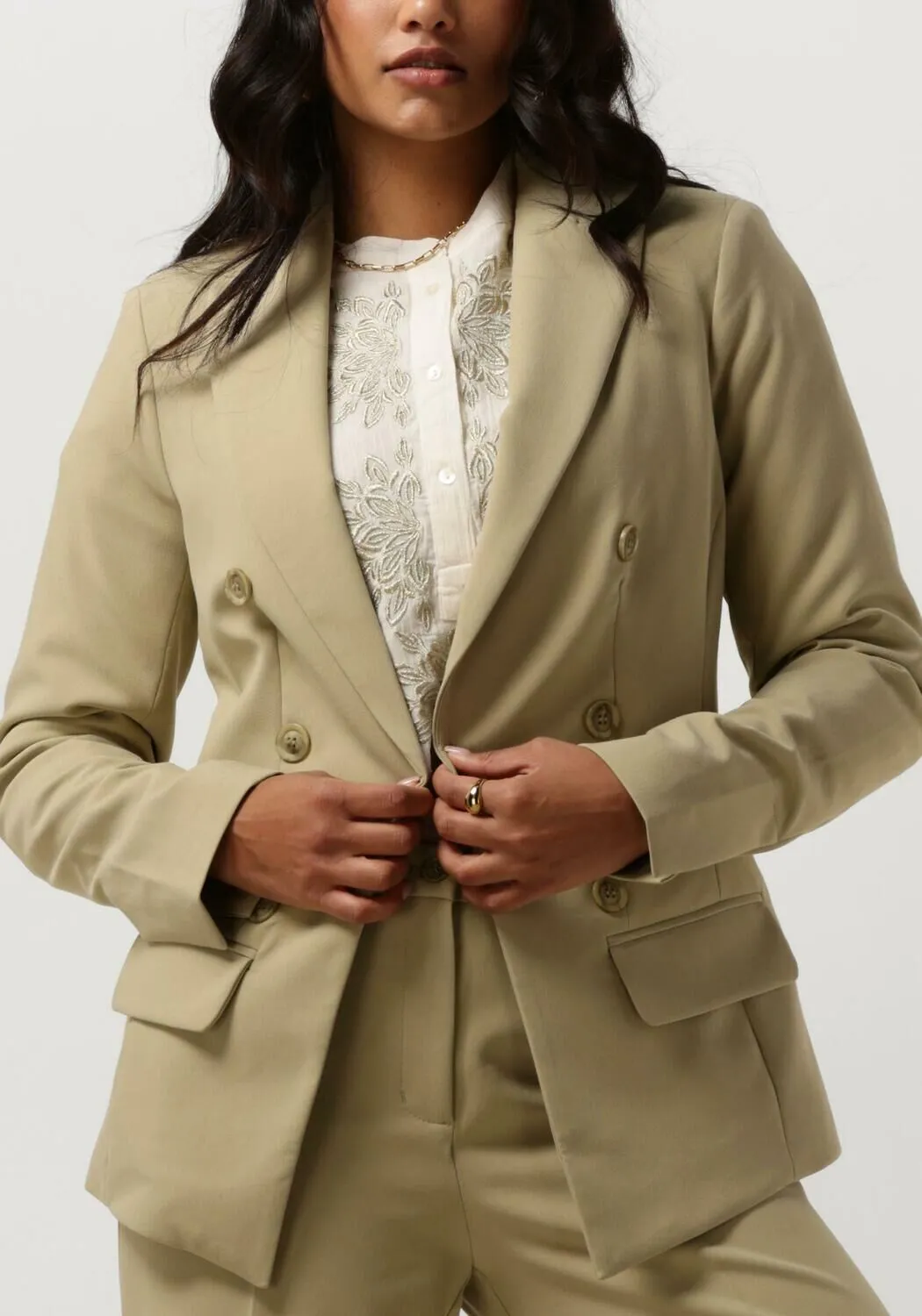 groene summum blazer blazer fitted soft foam