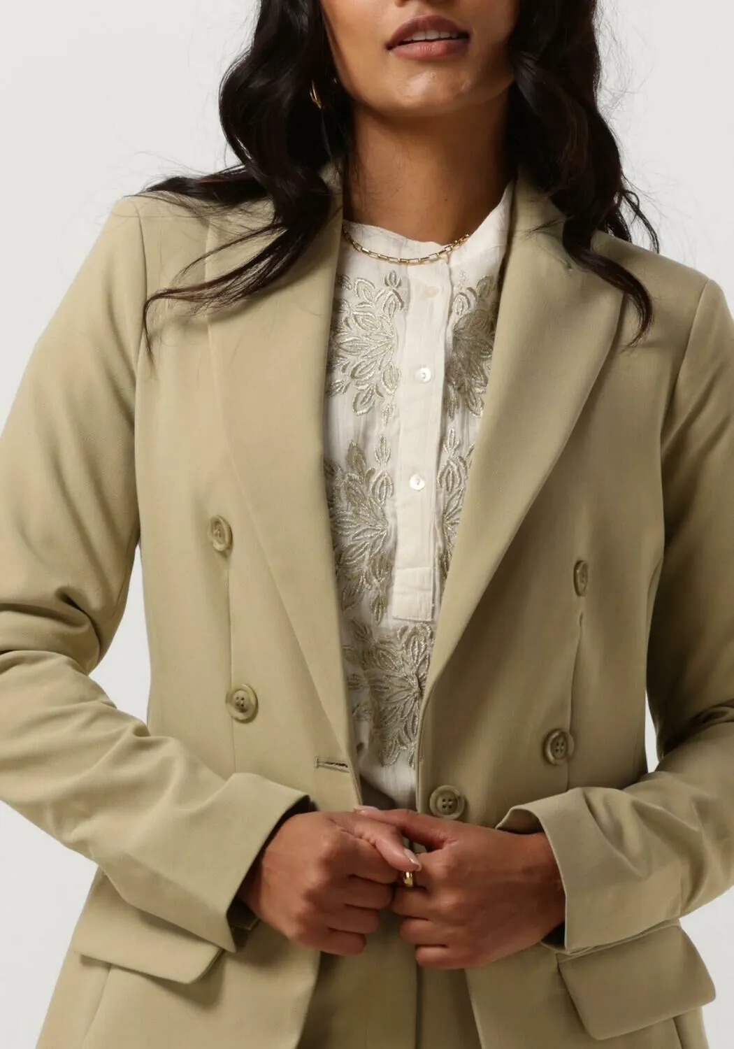 groene summum blazer blazer fitted soft foam