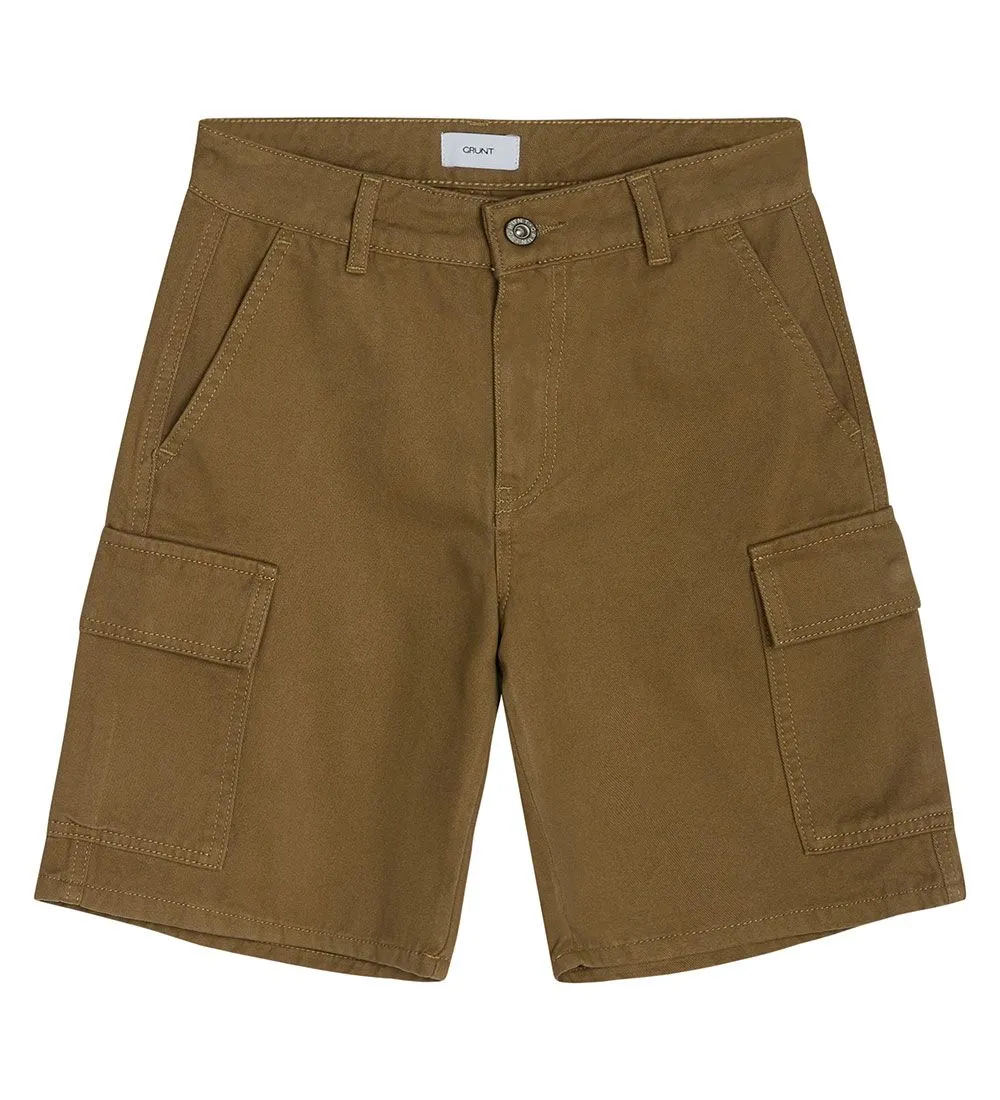 GRUNT SHORTS  REES CARGO  KHAKI