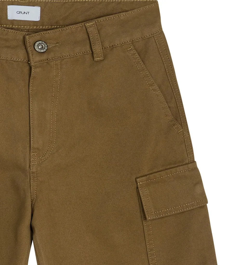 GRUNT SHORTS  REES CARGO  KHAKI