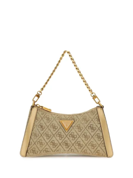 GUESS GUESS DILI SMALL SHOULDER BAG  LATTE LOGO