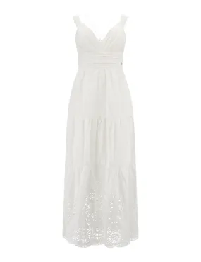 Guess Guess Palma Long Dress - Pure White