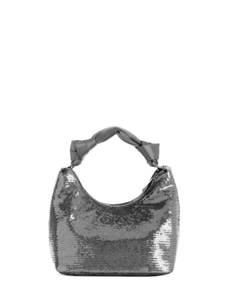 GUESS GUESS VELINA HOBO HANDTAS  PEWTER