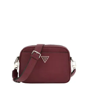 Guess Meridian Camera Bag burgundy