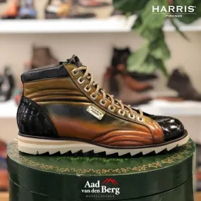 Harris Herenschoenen Sneakers bruin
