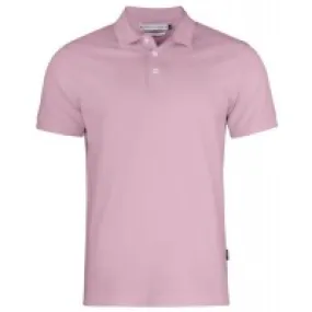 Harvest Sunset Modern Poloshirt Heren Lichtroze