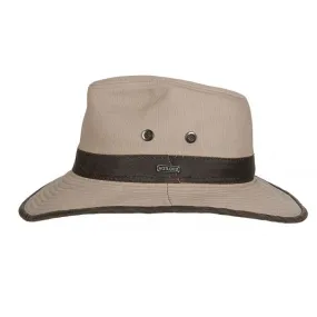 Hatland - UV Fedora hoed voor heren - Randson - Beige 