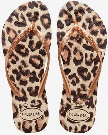 Havaianas Beige Teenslippers Slim Animals