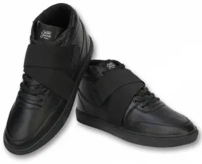 Heren Schoenen - Heren Sneaker Nation Strap - Zwart