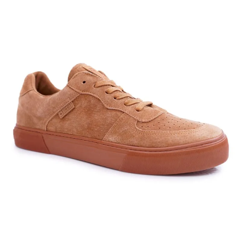 Heren Sneakers Laag Big Star Suede Beige EE174361