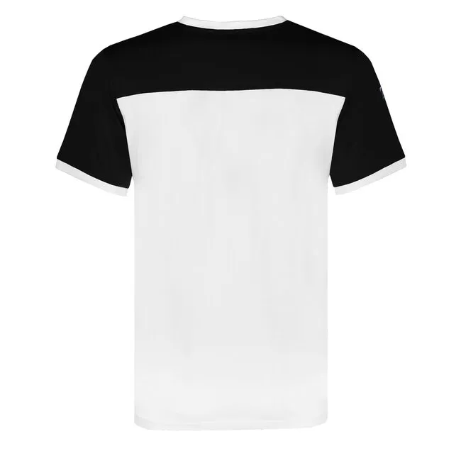 HEREN TSHIRT STRIKE  WIT/ZWART 