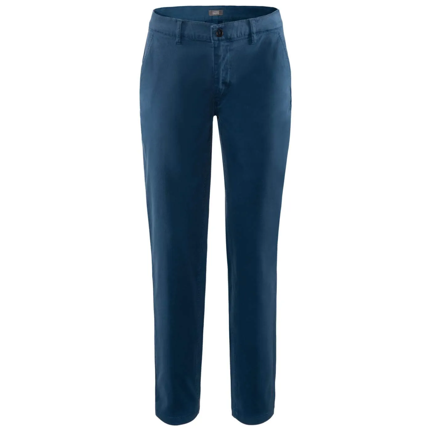 Herenbroek chino bio katoen, blauw – LIVING CRAFTS