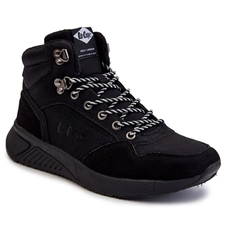 HERENSCHOENEN TREKKING WARME LAARZEN LEE COOPER LCJ22311457 ZWART