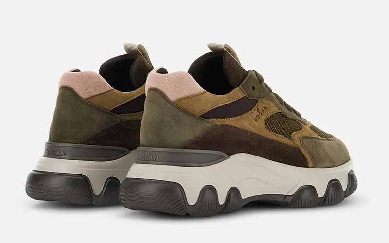 Hogan Hyperactieve Sneakers Khakigroen