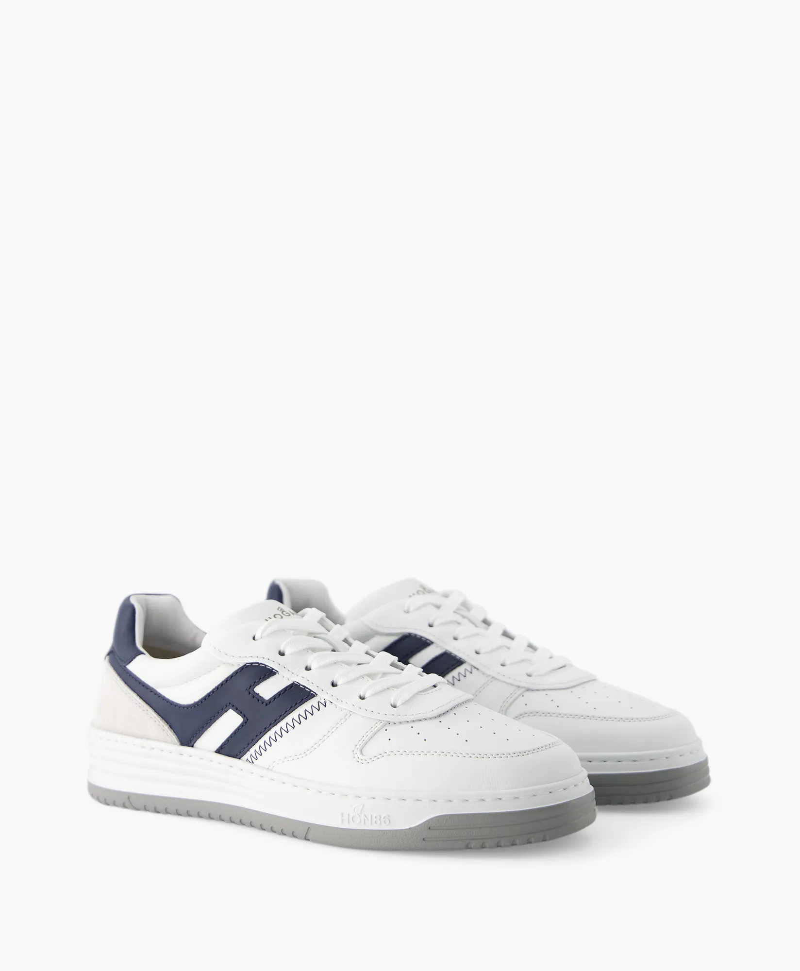 Hogan Sneaker H630 Basket Blauw