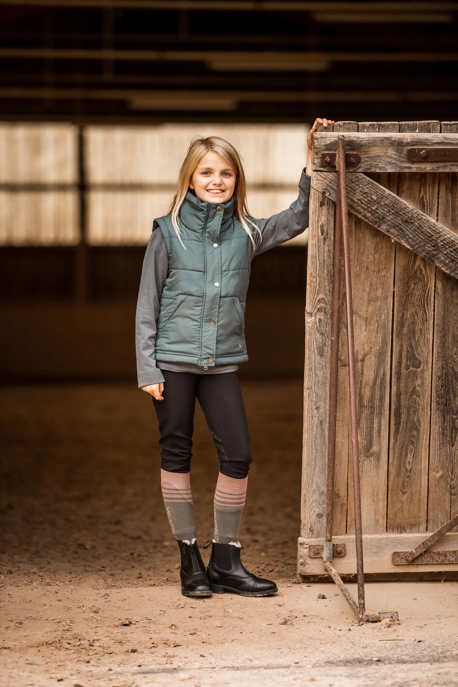 Horze Leighton winter bodywarmer, tieners