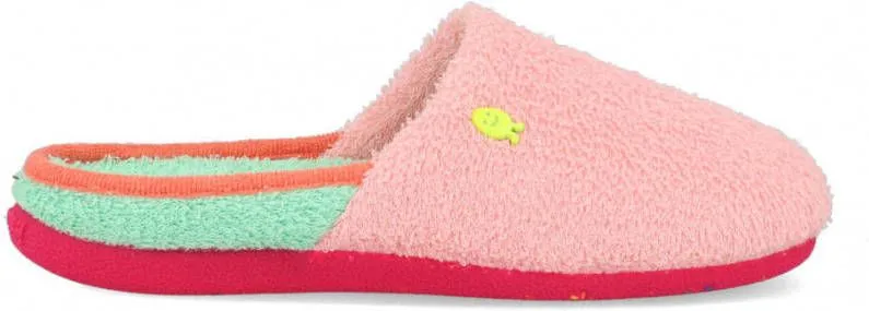 Hot Potatoes Zomer Pantoffels Kemeo 65579 Roze/Groen 39