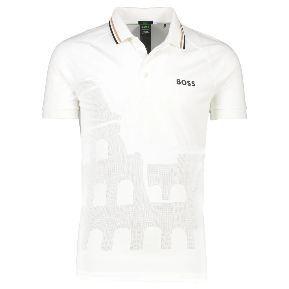 Hugo Boss Wit poloshirt korte mouw White