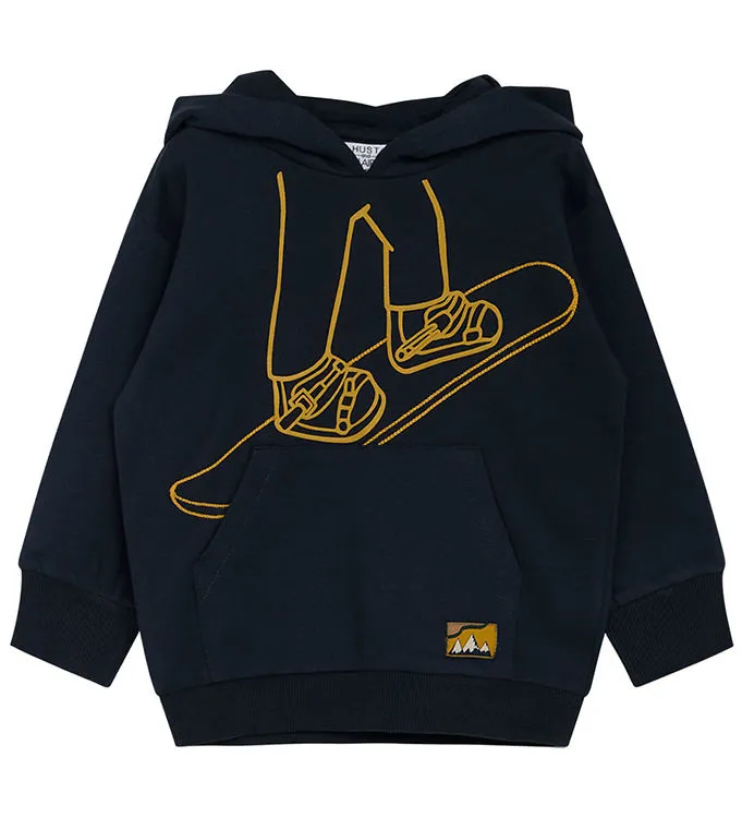HUST AND CLAIRE HOODIE  STORM  BLUE NIGHT