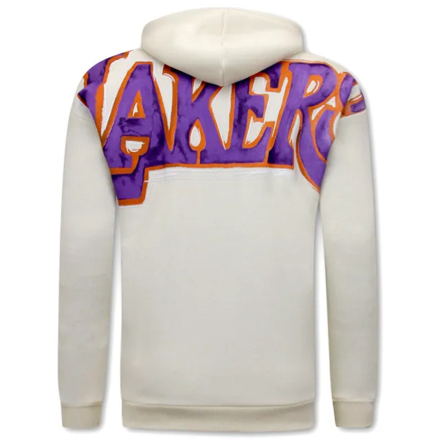 IKAO Paris Lakers oversized hoodie beige