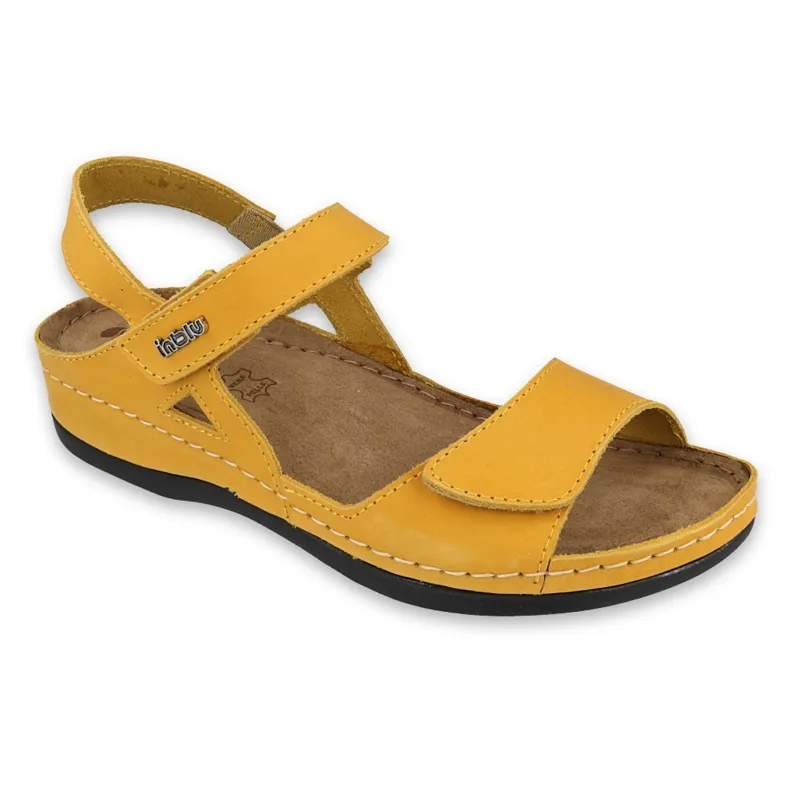 Inblu sandalen damesschoenen 158D161 geel