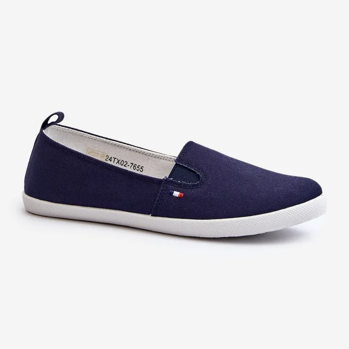 Instapsneakers voor dames, marineblauw Adrancia