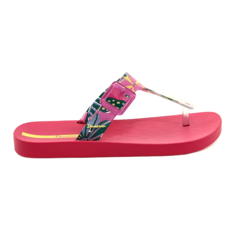 Ipanema 26721 22523 Roze vrijetijdsslippers voor dames blauw groente geel