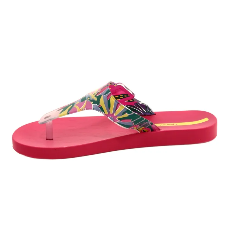 Ipanema 26721 22523 Roze vrijetijdsslippers voor dames blauw groente geel