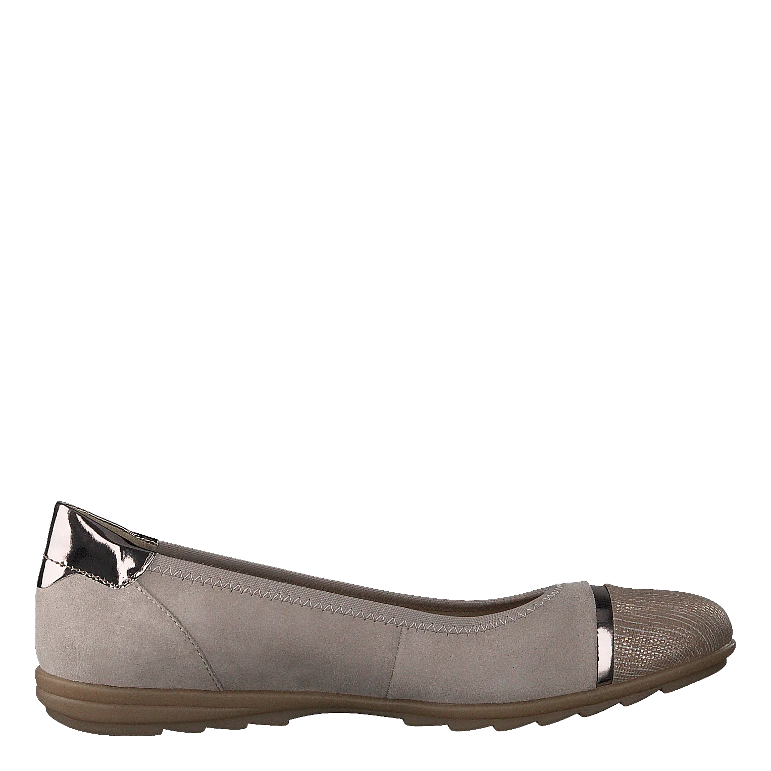 Jana schoenen Ballerina Light Grey