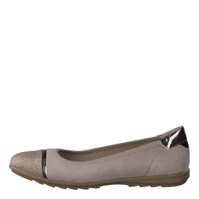 Jana schoenen Ballerina Light Grey