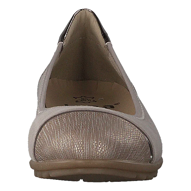 Jana schoenen Ballerina Light Grey