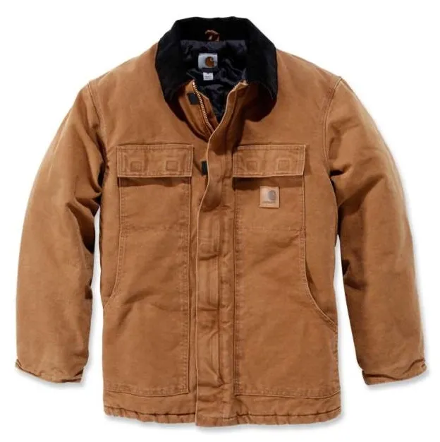 Jas Carhartt Men Sandstone Traditional Coat Brown