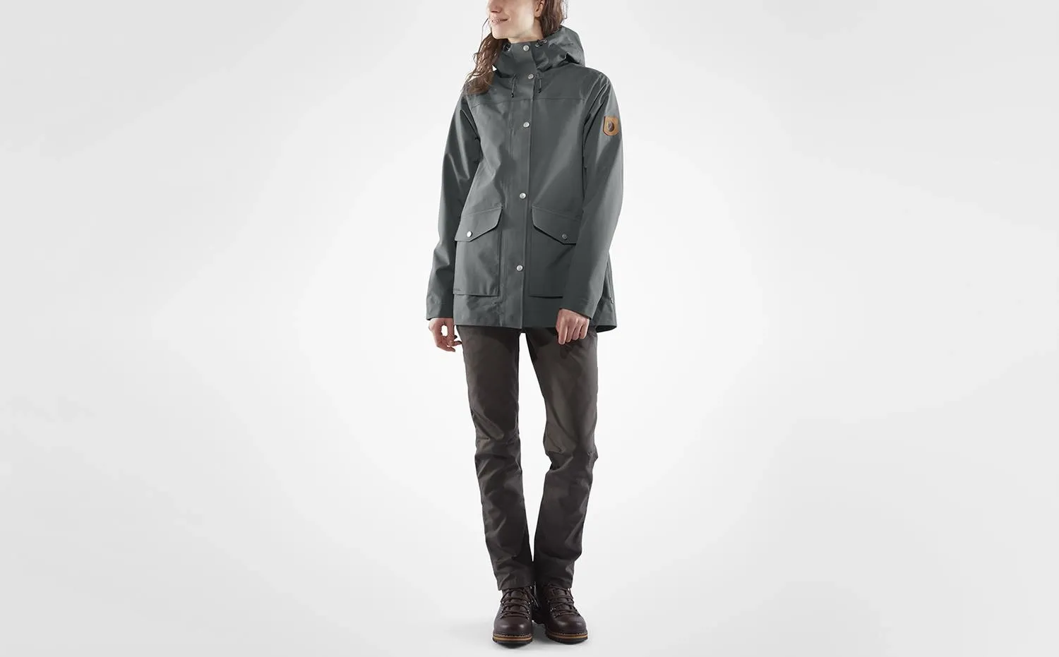 JAS FJALLRAVEN WOMEN GREENLAND ECOSHELL JACKET BLACK