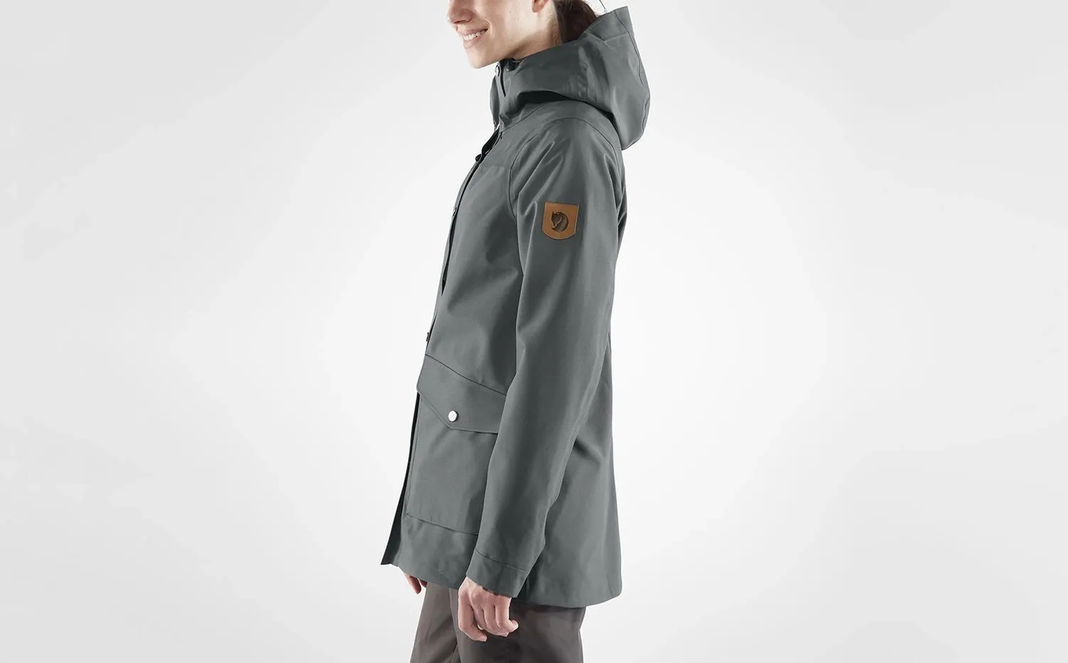 JAS FJALLRAVEN WOMEN GREENLAND ECOSHELL JACKET BLACK