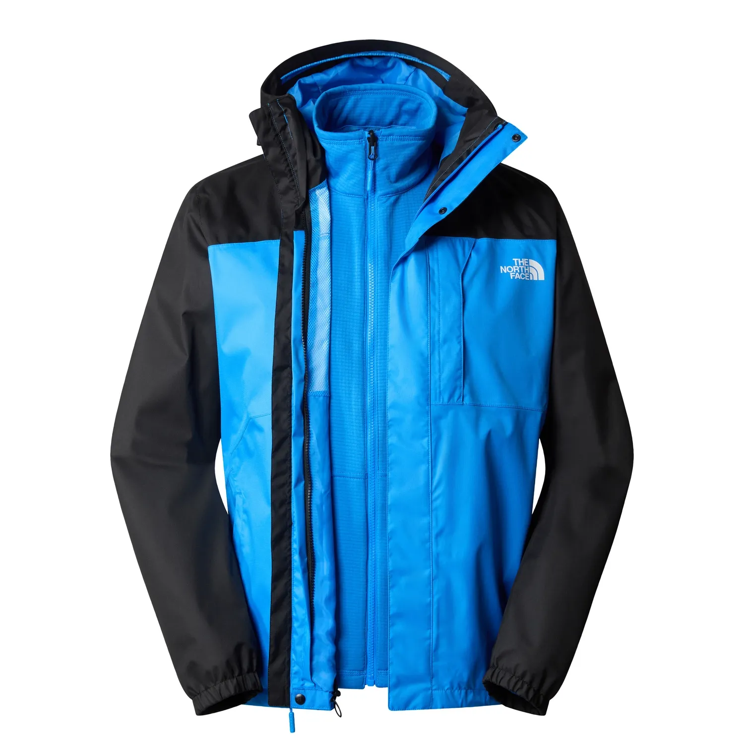 Jas The North Face Men Quest Triclimate Optic Blue TNF Black