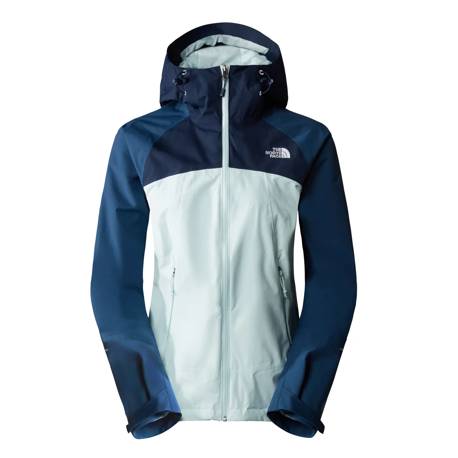 Jas The North Face Women Stratos Jacket Skylight Blue Summit Navy Shady Blue