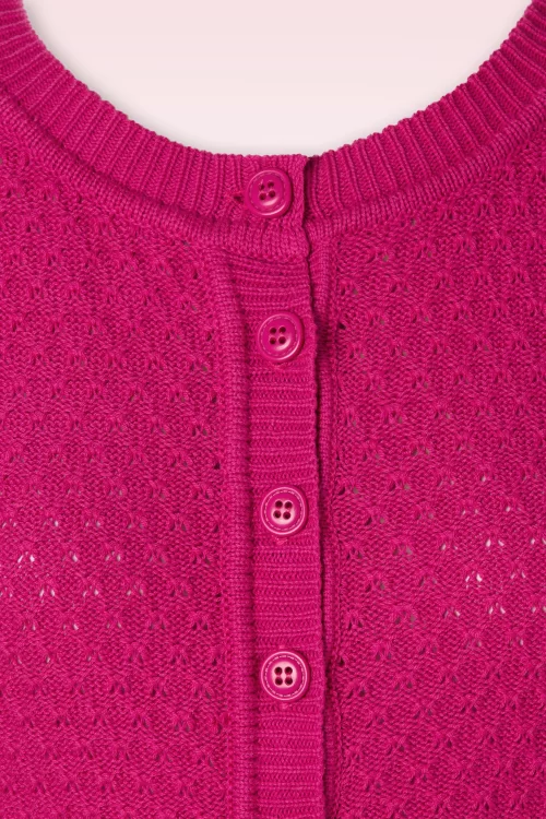 Jennie vest in magenta