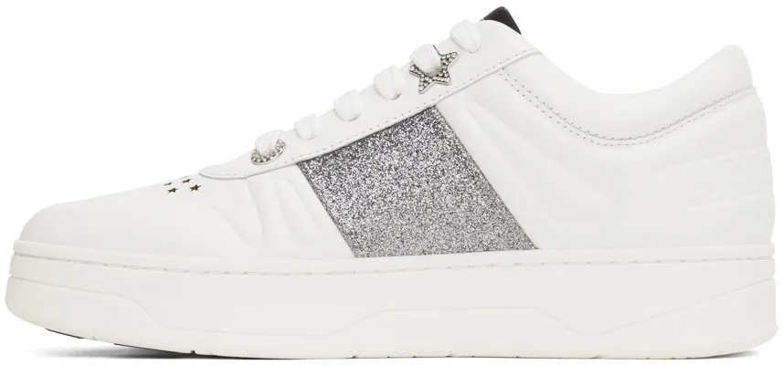 Jimmy Choo White Hawaii/F Sneakers (HAWAII/F FAF)