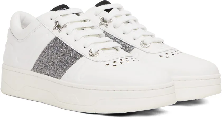 Jimmy Choo White Hawaii/F Sneakers (HAWAII/F FAF)