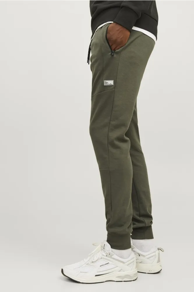 JPSTWILL AIR SWEAT PANTS NOOS 12184970 DUSTY OLIVE/MELANGE