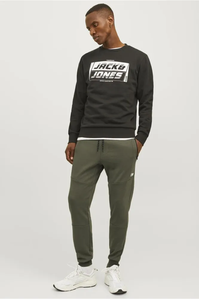 JPSTWILL AIR SWEAT PANTS NOOS 12184970 DUSTY OLIVE/MELANGE