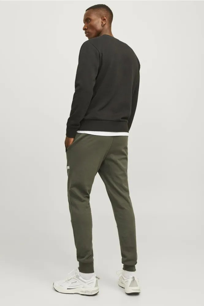 JPSTWILL AIR SWEAT PANTS NOOS 12184970 DUSTY OLIVE/MELANGE